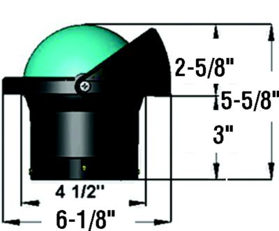 NAVIGATOR COMPASS-FLSH/MNT BL